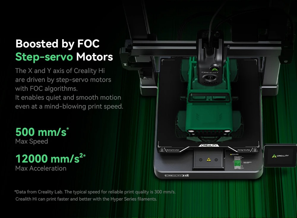 Creality Hi Combo High-Speed 3D Printing