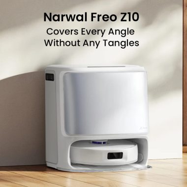 NARWAL Freo Z10 Robot Vacuum and Mop Covers Every Angle Without Any Tangles