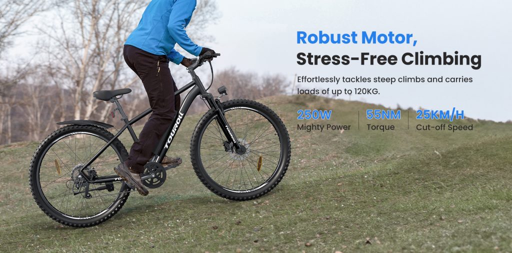 TOUROLL U2 E-Bike: Conquer Cities &#038; Mountains with Ease