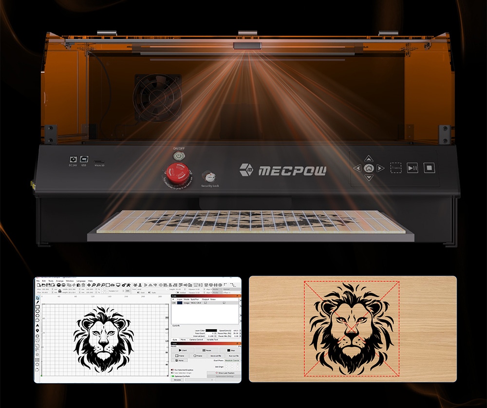 Mecpow X4 Pro 40W Laser Engraver: Precision &#038; Power for Creators