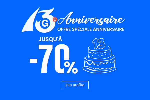 13e anniversaire de Geekbuying