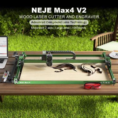 NEJE Max4 V2 E80 20W Laser Engraver and Cutter