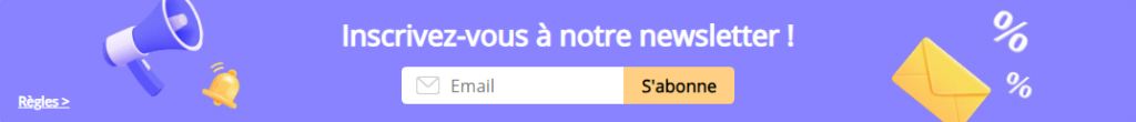Inscrivez-vous à la vente du 11.11