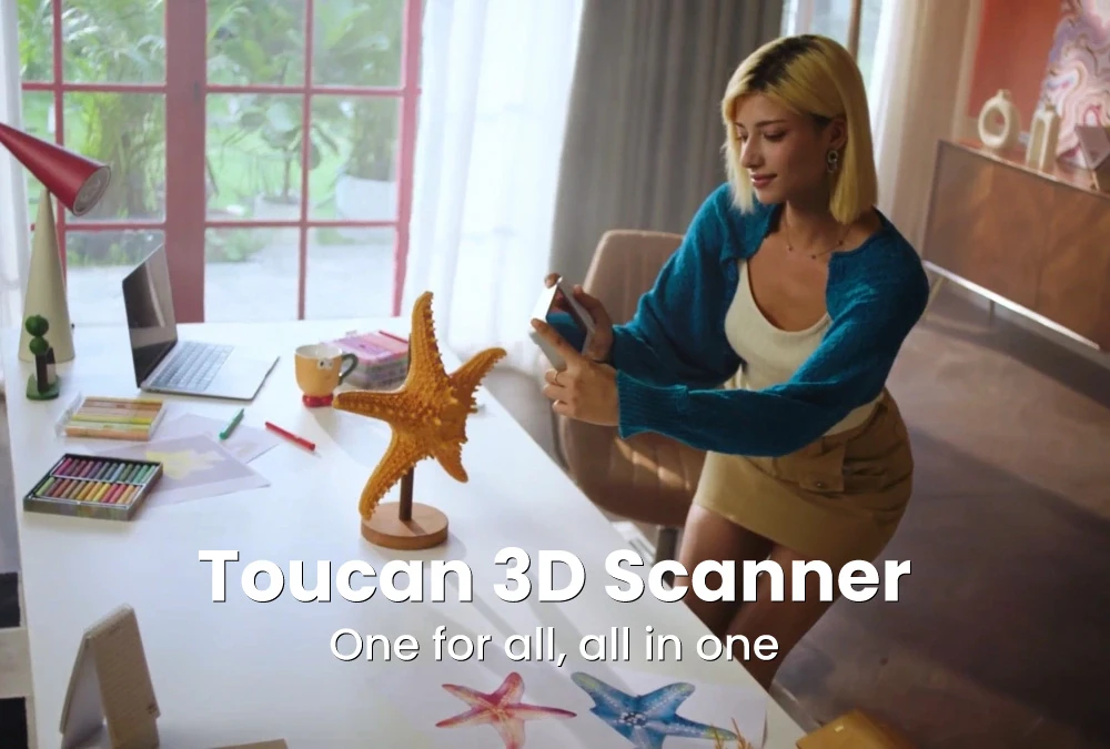 3DMakerpro Toucan 3D scanner for makers late 2025