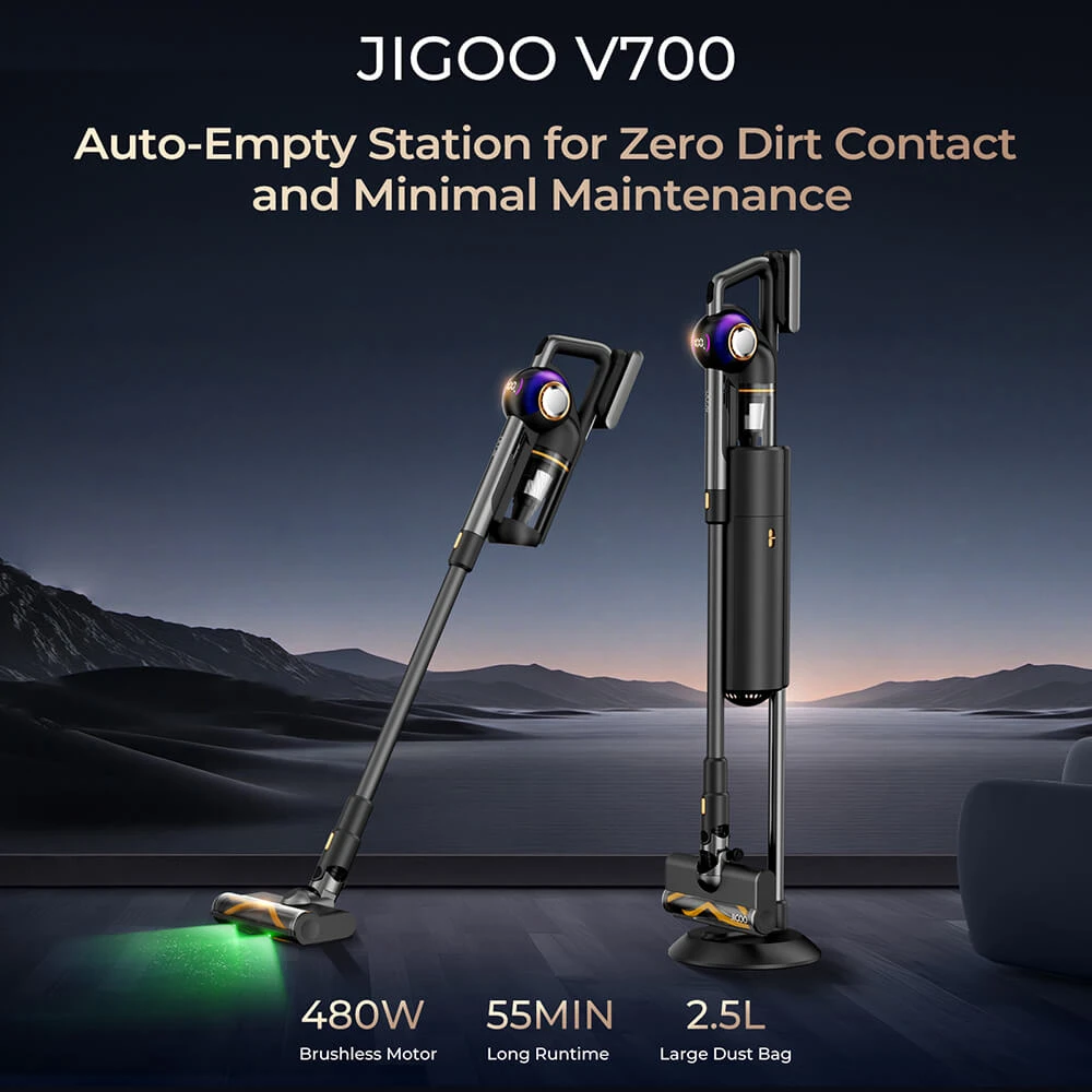 JIGOO V700 Cordless Vacuum