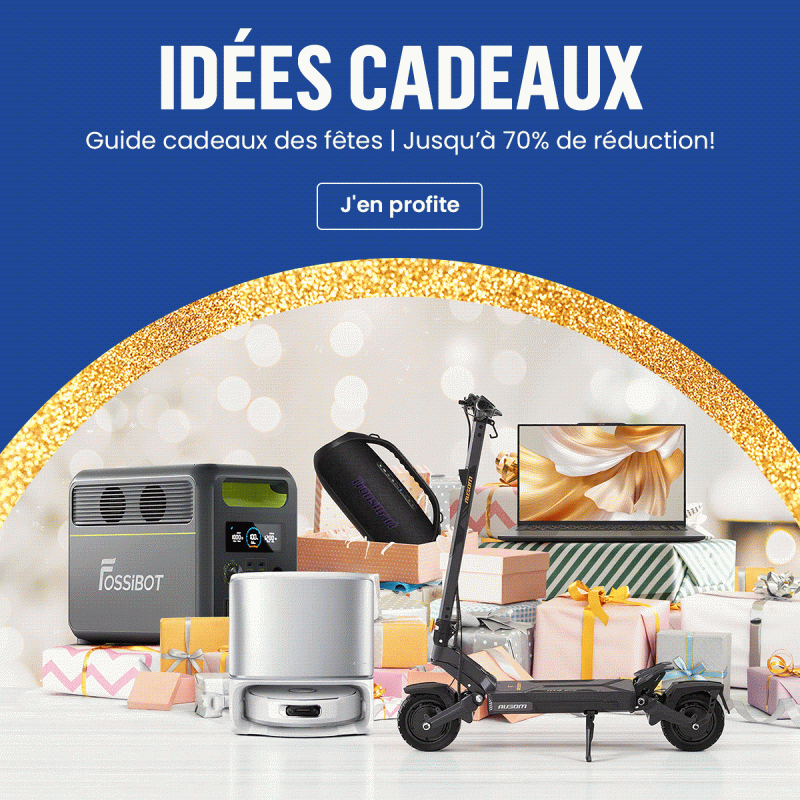 Cadeaux technologiques de précision: Guide de l’événement Geekbuying des fêtes de fin d’année 2025
