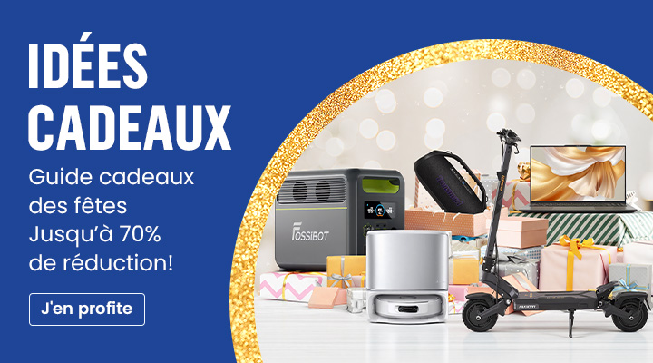 Cadeaux technologiques de précision: Guide de l’événement Geekbuying des fêtes de fin d’année 2025