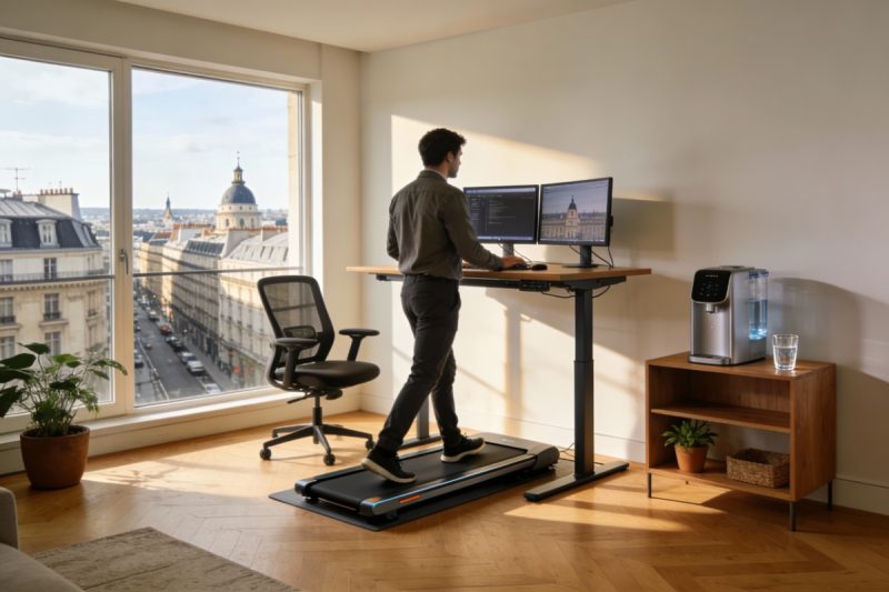 Cómo crear la configuración ergonómica perfecta de oficina en casa para la productividad