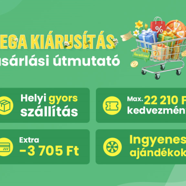 Mega kiárusítás