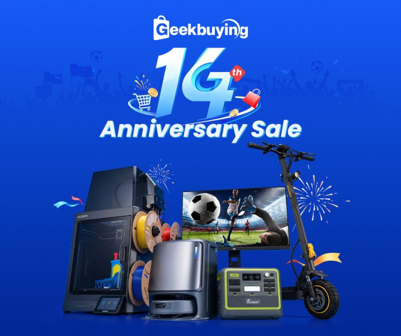Top Electronics, DIY Tools, Smart Home & Networking | Geekbuying 14th Anniversary