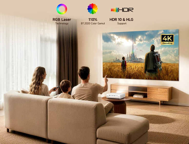 Pre-Order the ETOE Dolphin 2: One Portable Laser Projector for Home & Outdoor Entertainment