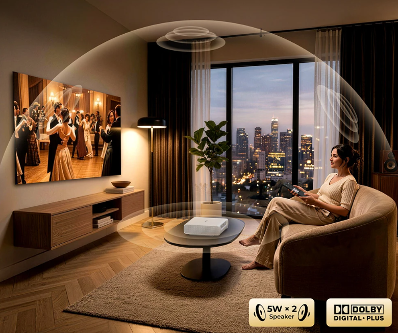 Pre-Order the ETOE Dolphin 2: One Portable Laser Projector for Home & Outdoor Entertainment