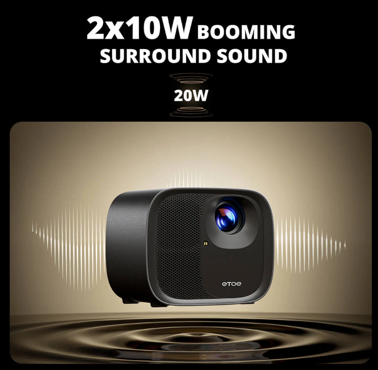 ETOE E3 Pro Projector: Smart Streaming Meets Immersive Home Cinema